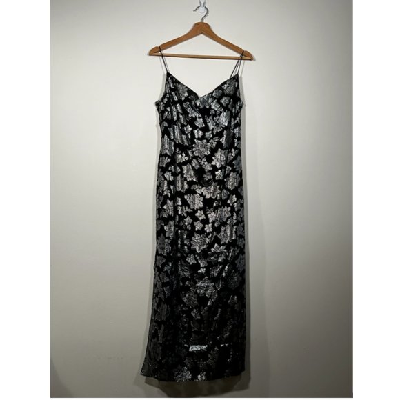 Club Monaco Jacquard Silk-Blend Slip Dress - Picture 4 of 11